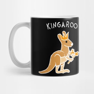 Kingaroo Kangaroo (White) Mug